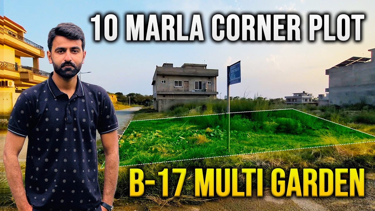 10 Marla Corner Plot For Sale in B17 Multi Garden Islamabad in Block D | Very Reasonable Price!