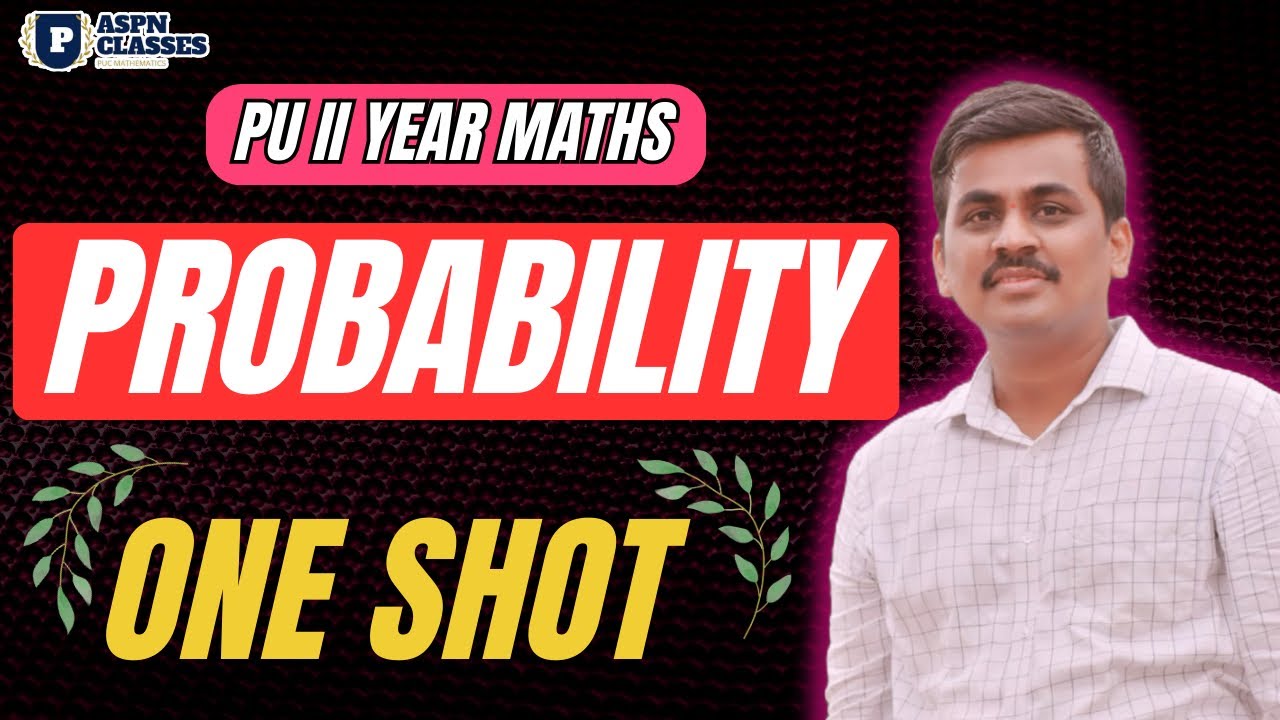 Probability class 12 || one shot video probability class 12