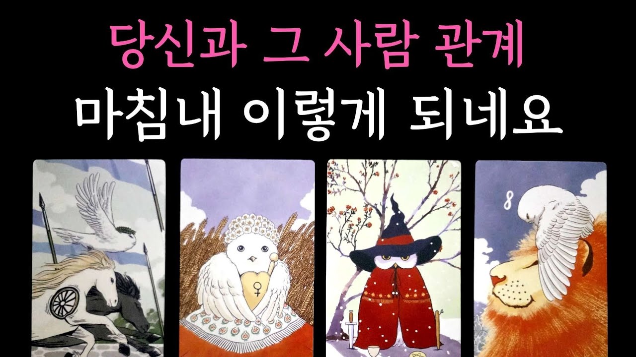 [타로] 소문난 팩폭 적중 리딩👑 당신과 그 사람 관계 마침내 이렇게 되네요
