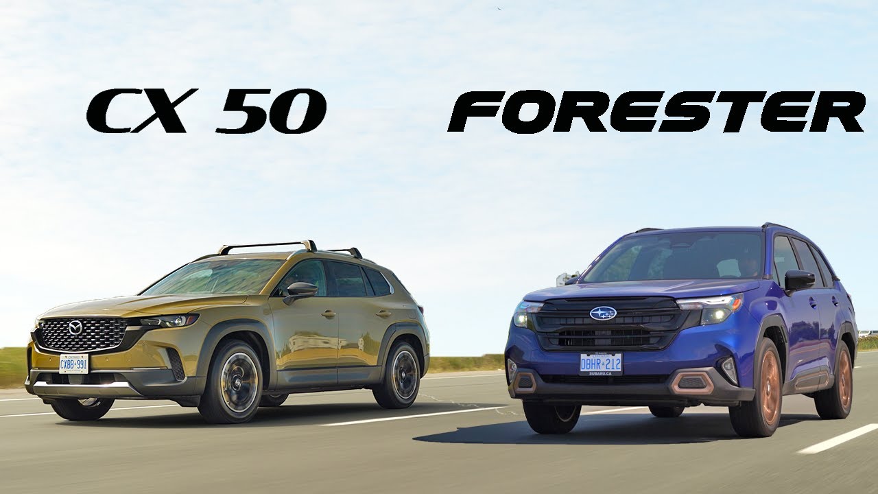 Mazda CX-50 All the Way or the New Subaru Forester? The $50k SUV Challenge.