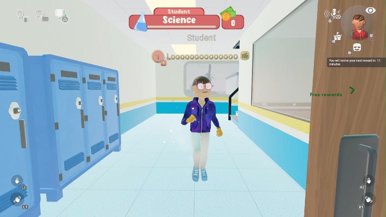 Playing rec room  and making friends
