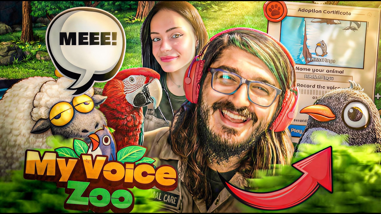 KENDİ SESİMİZLE HAYVANAT BAHÇESİ KURDUK! | BAĞIRMAKTAN SESİMİZ KISILDI | MY VOICE ZOO