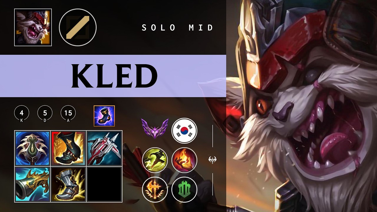 Kled Mid vs K'Sante - KR Master Patch 26.05