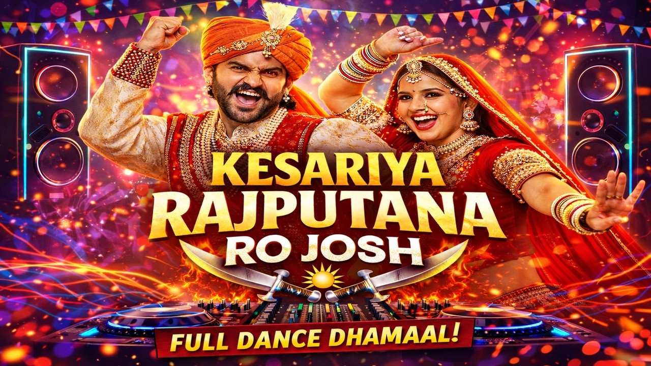 Kesariya Rajputana Ro Josh | Marwari Rajputana Folk Dance Anthem 2026 | DJ Version