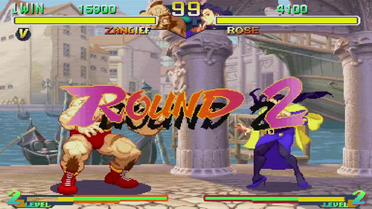 Street Fighter Alpha 2 - Zangief vs. Rose 2