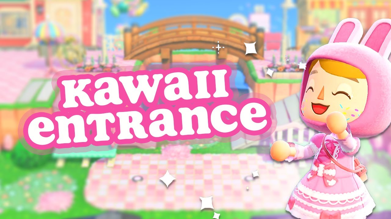 A Kawaii Shopping District Entrance Build - Animal Crossing New Horizons