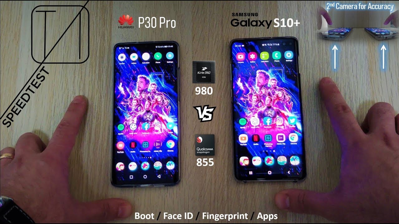 Huawei P30 Pro vs Galaxy S10+ Speed Test