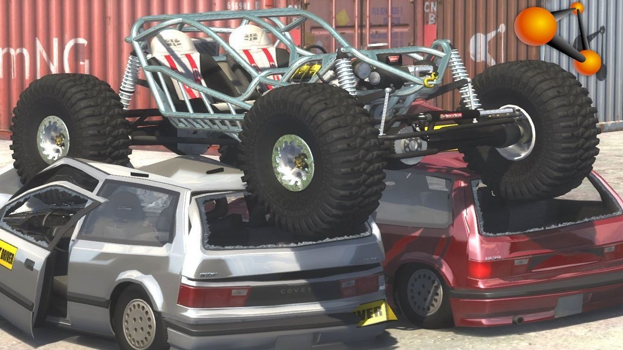BeamNG.Drive Mod : DW Rock Bouncer (Crash test)