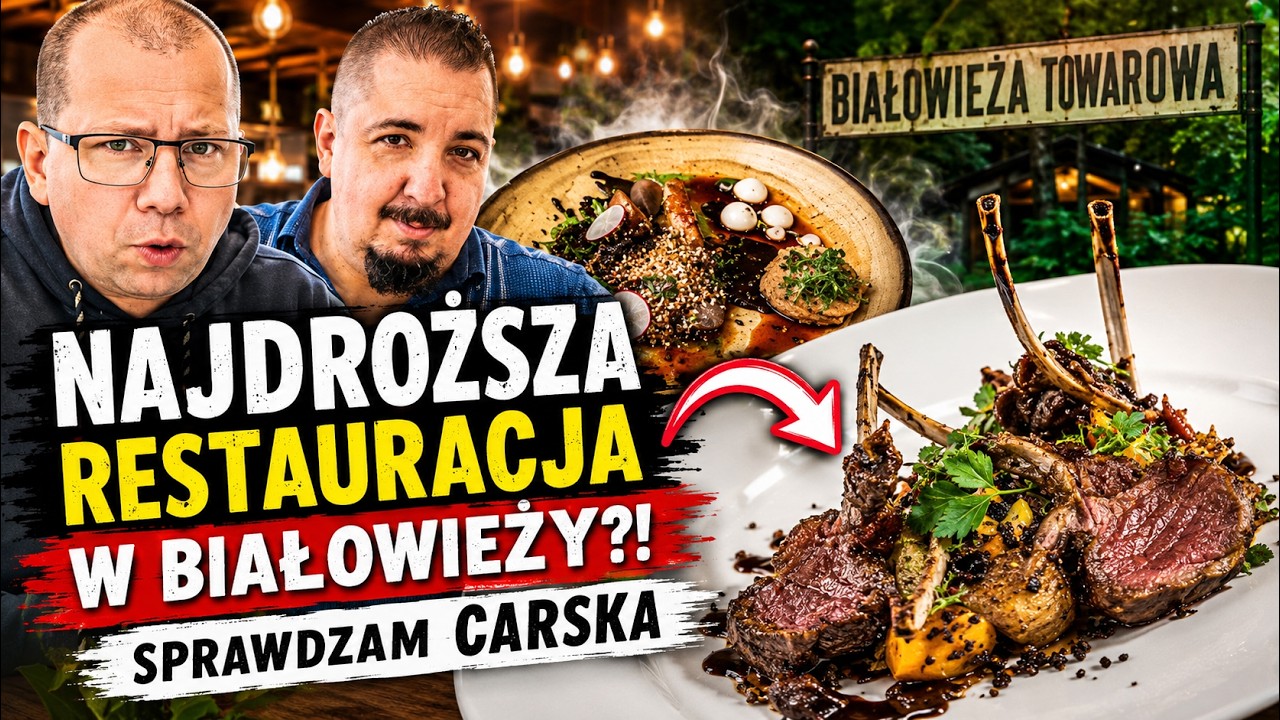 Najdroższa restauracja w Białowieży?! Sprawdzam CARSKA