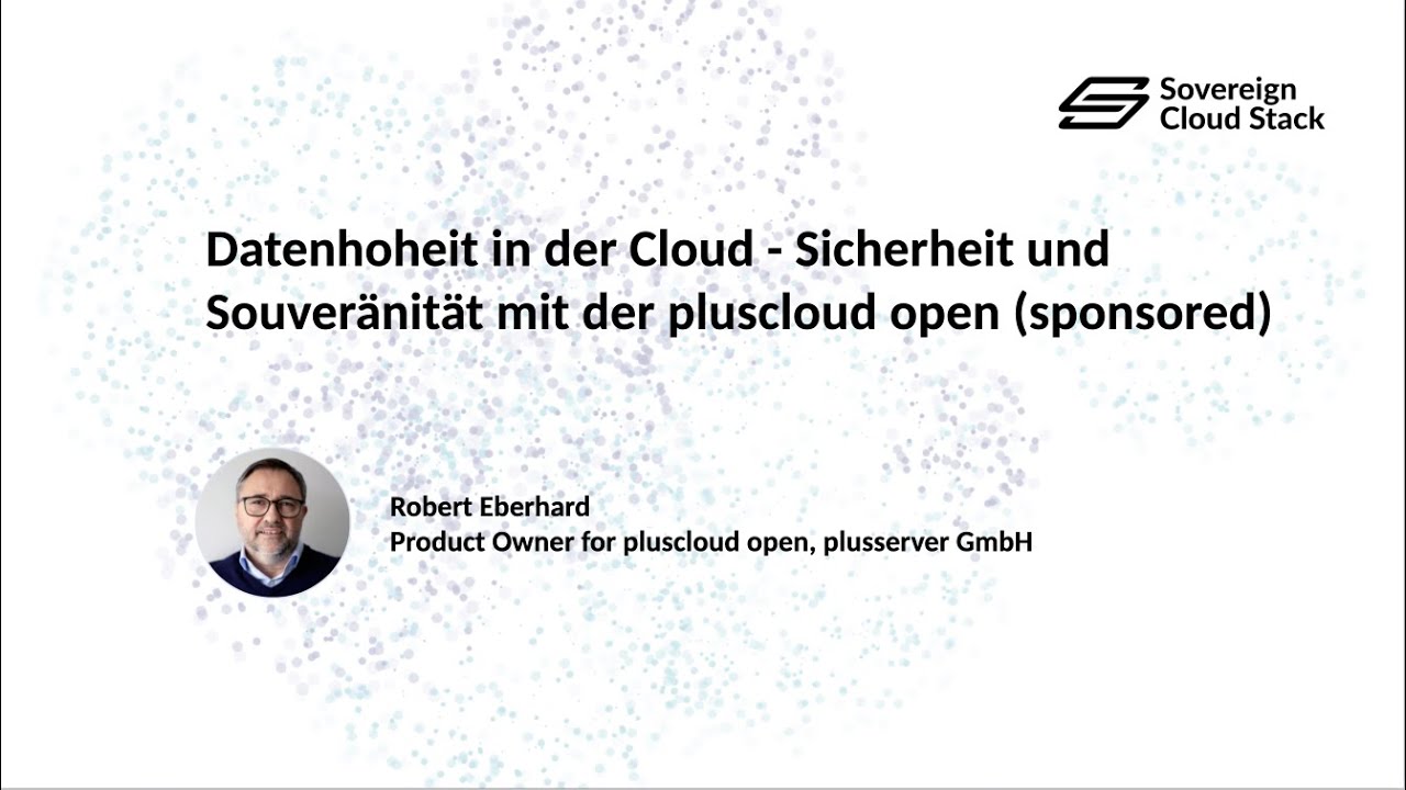 Datenhoheit in der Cloud - Sicherheit und Souver&auml;nit&auml;t mit der pluscloud open