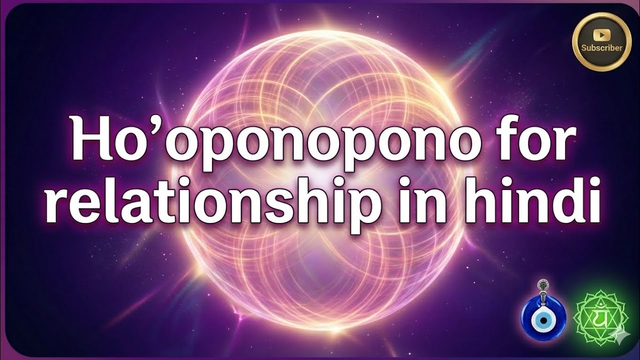 Ho'oponopono for Relationships in Hindi 🌸 | Toote Rishte Jodne Ka Tarika
