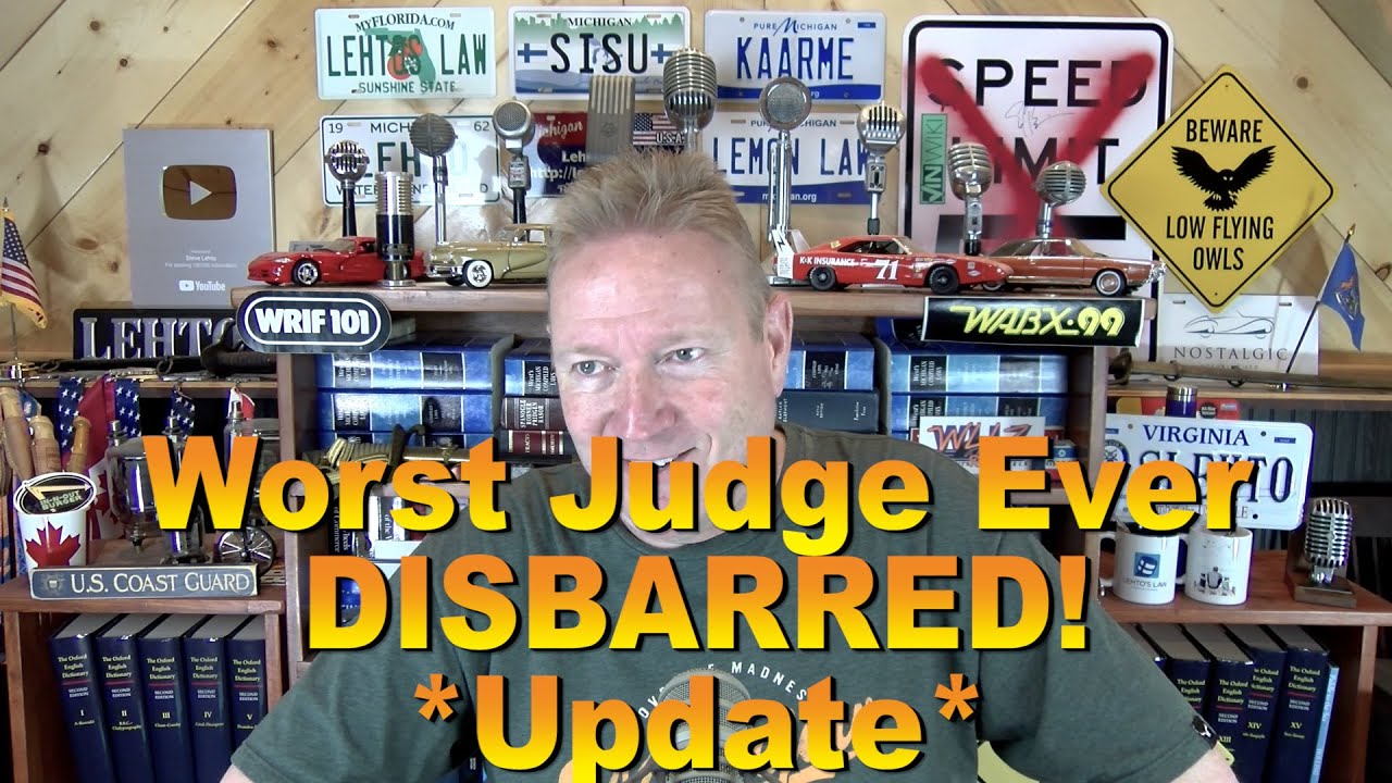 Worst Judge Ever DISBARRED! UPDATE - Ep. 7.326