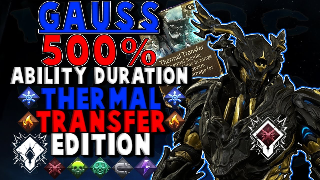 Gauss + Thermal Transfer & Dual Ichors: Elemental damage not combining from augments is AMAZING!