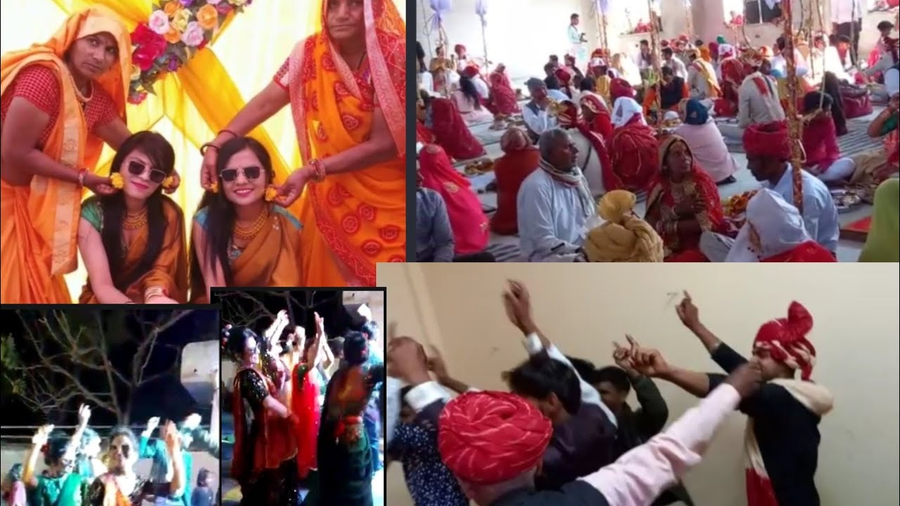 Rajasthani marriage/Haldi/Dance/Mass marriage