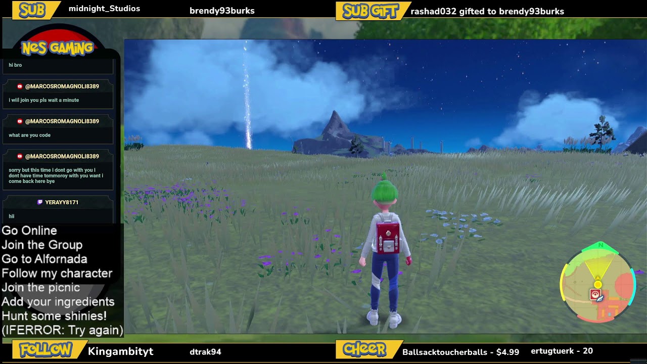Pokemon Scarlet Violet Hunting Shiny Live and Power Hosting legit Union Circle Sandwich