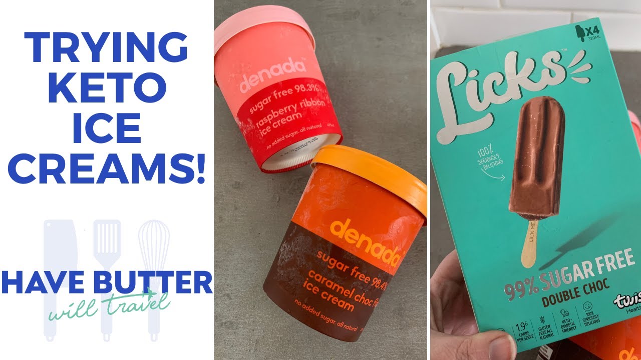 The BEST keto ice cream in Australia - trying the new Denada ice cream flavours!