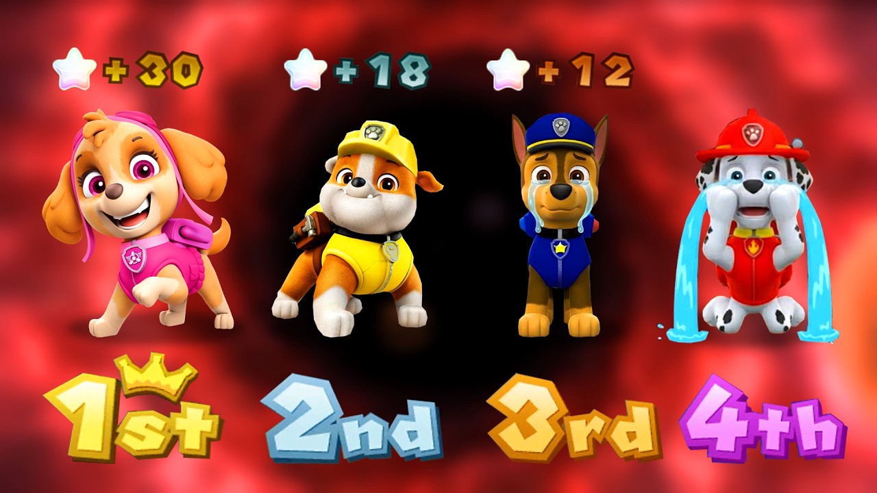 Mario Party 9 Bowser Station Is BRUTAL! - Skye Vs Rubble Vs Chase Vs Marshall (Master Difficulty)