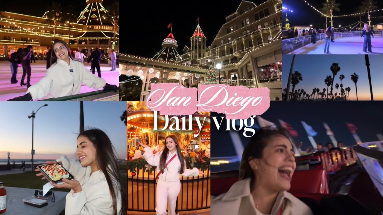 Un día en San Diego🎢🍣⛸️ |Conocimos Coronado ✨