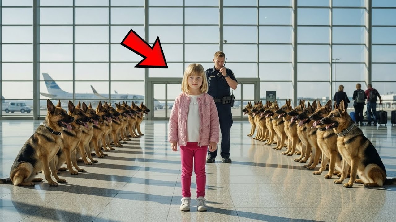 Airport Drama Quatorze Chiens Policiers Ont Encerclé La Jeune Fille Tout Le Monde Était Sous Le Choc