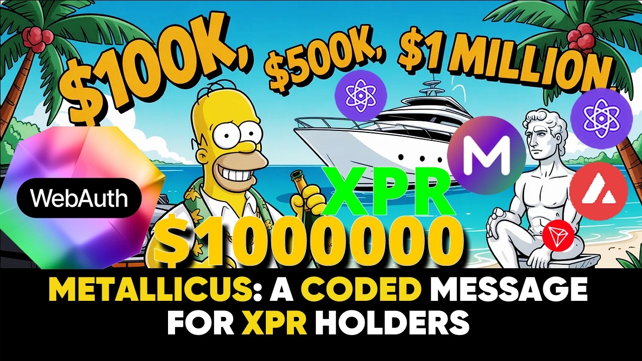 💥💥⚛️🔥💰METALLICUS: ЗАКОДИРОВАННОЕ СООБЩЕНИЕ ДЛЯ ВЛАДЕЛЬЦЕВ XPR #WEBAUTH #BTC #MTL #RIPPLE #XRP #FO...