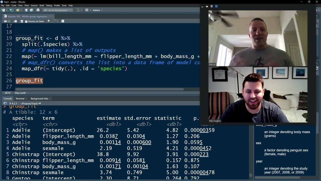 Within-group regression using {purrr} | TidyX Episode 183
