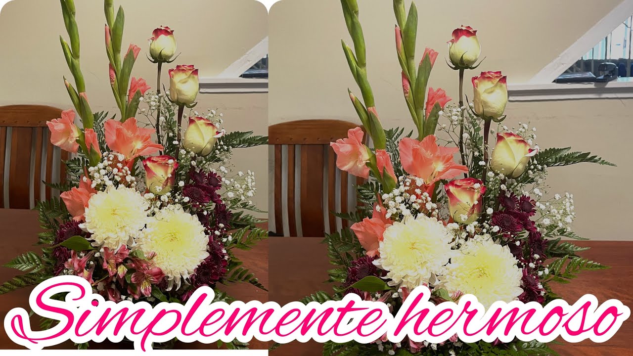 Que hacer con las flores que nos quedan de más ? ARREGLO Floral con flores naturales