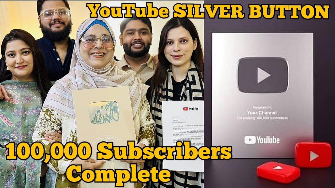 YouTube Silver Button aa Gaya | Creator's Award Mila | 100,000 Subscribers Completed | Thank You 💕