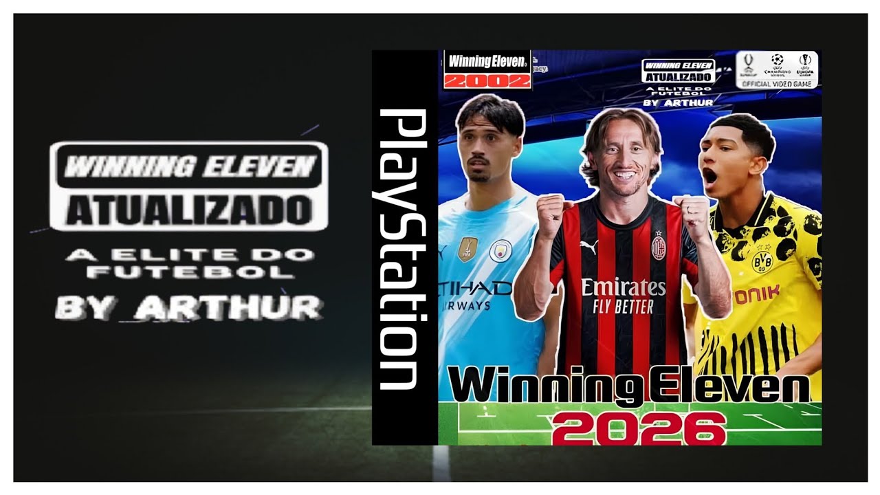 SAIU WINNING ELEVEN 2026 100% ATUALIZADO BY ARTHUR PARA PS1.