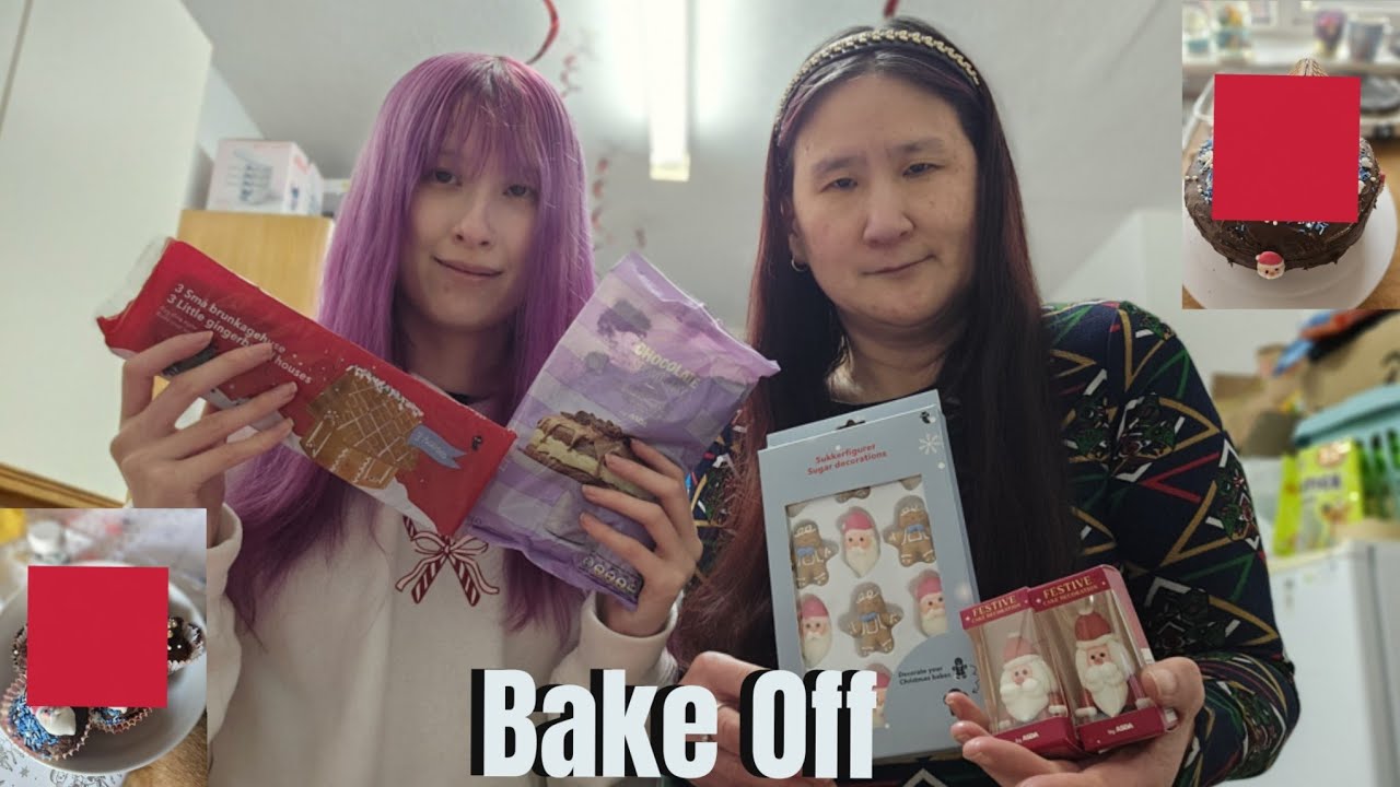 Mum Vs Daughter BAKE OFF!(CHRISTMAS EDITION)