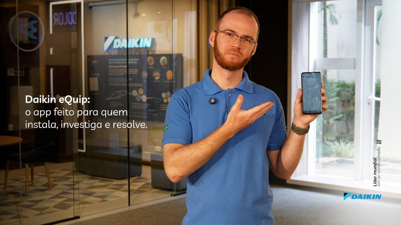 Daikin eQuip: o app feito para quem instala, investiga e resolve.