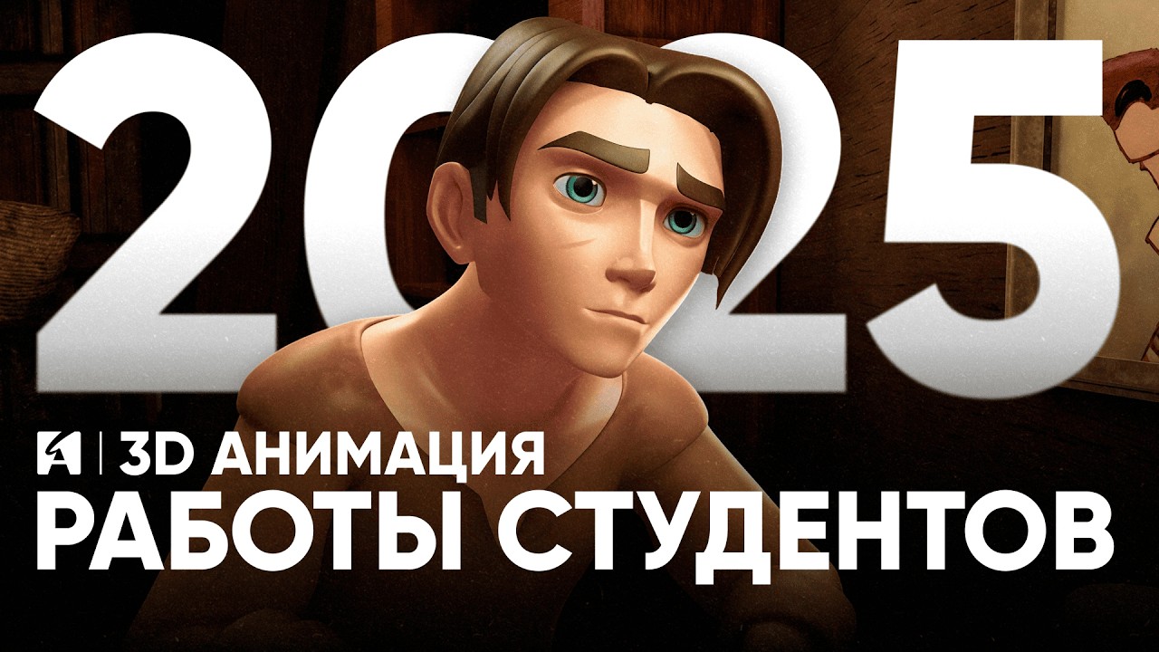 Лучшие работы студентов курсов «3D анимация» | 2025