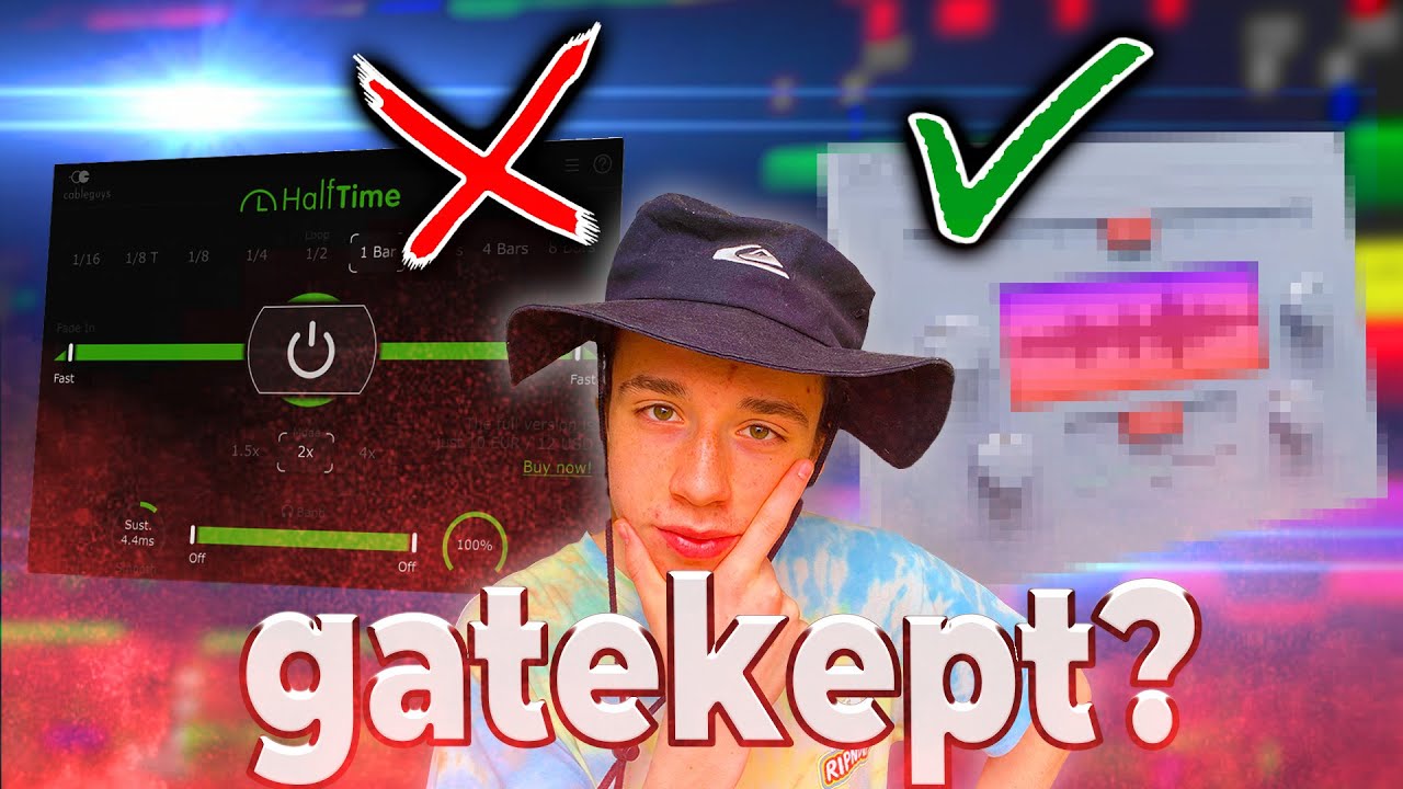 How to HALFTIME the right way for FREE without gross beat tutorial