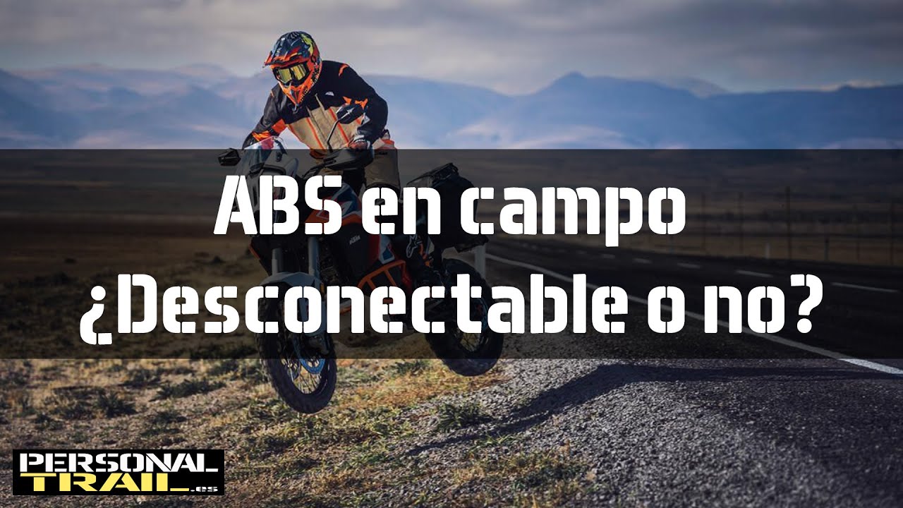 ¿Desconectar el ABS en campo con moto Trail?