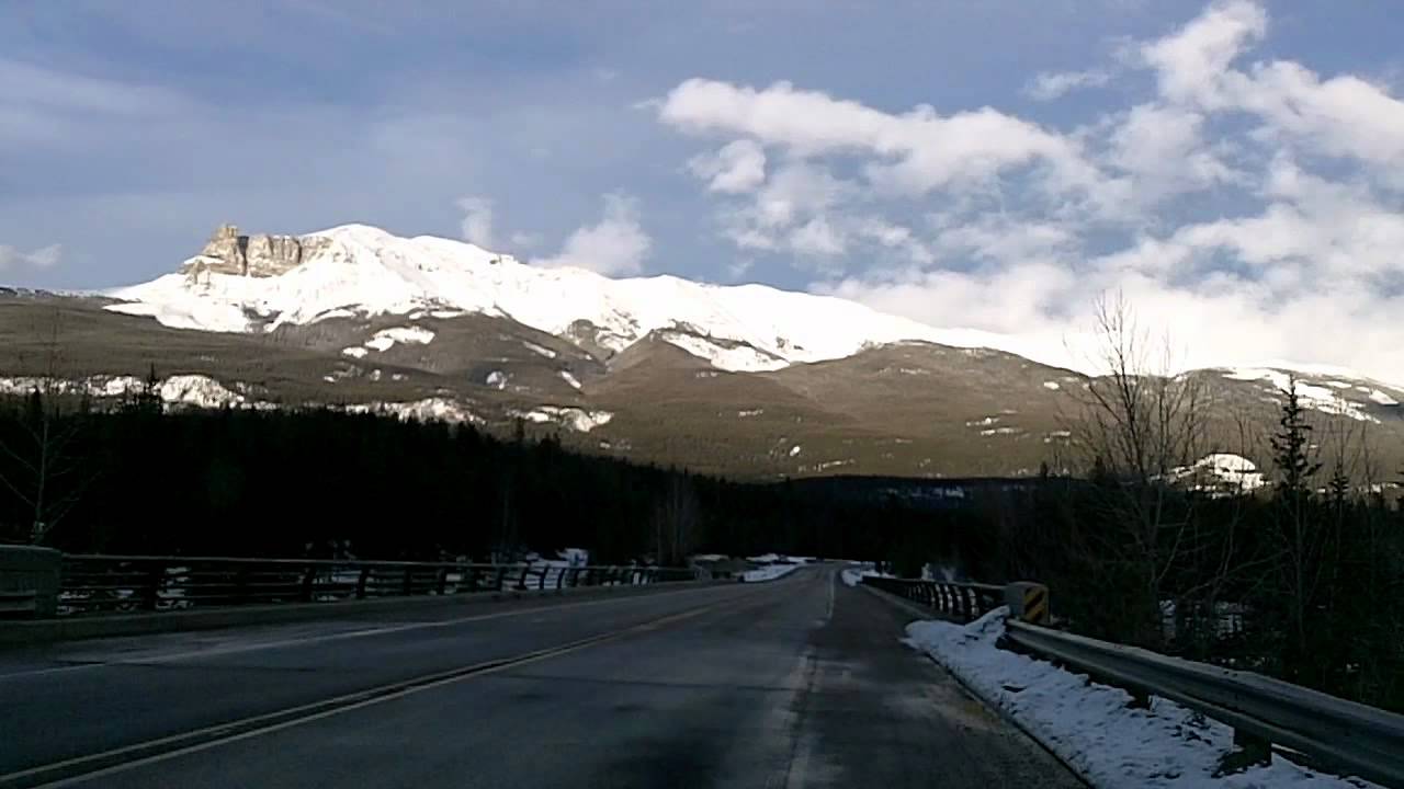 Yellowhead Highway & Icefields Parkway: BC/AB Border, Jasper Time Lapse Drive