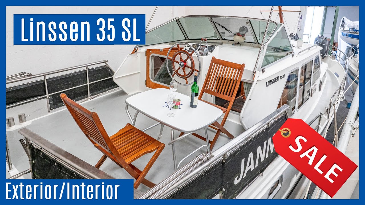 Linssen 35 SL steht zum Verkauf - Außen- und Innenansicht [VERKAUFT]