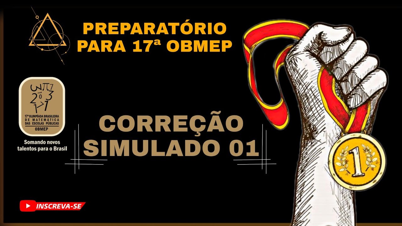 OBMEP 2023 correção do simulado 01