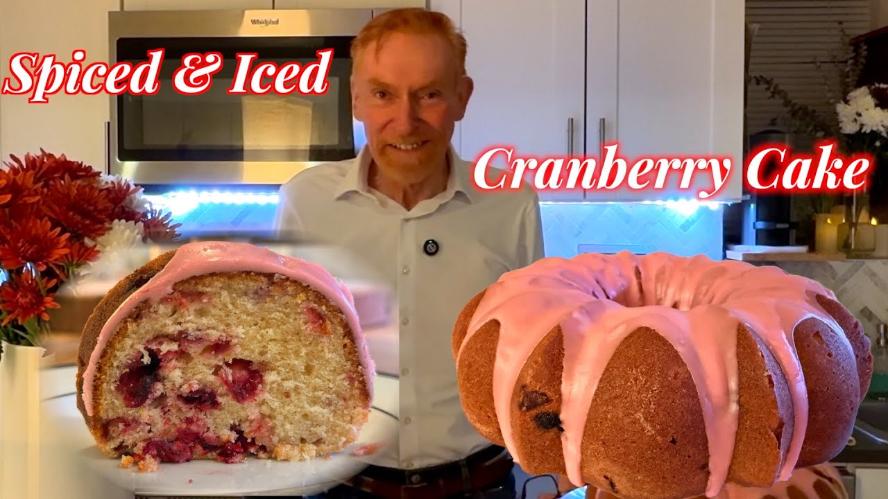 Spiced & Iced Cranberry Cake | Cozy, Citrusy & Totally Irresistible