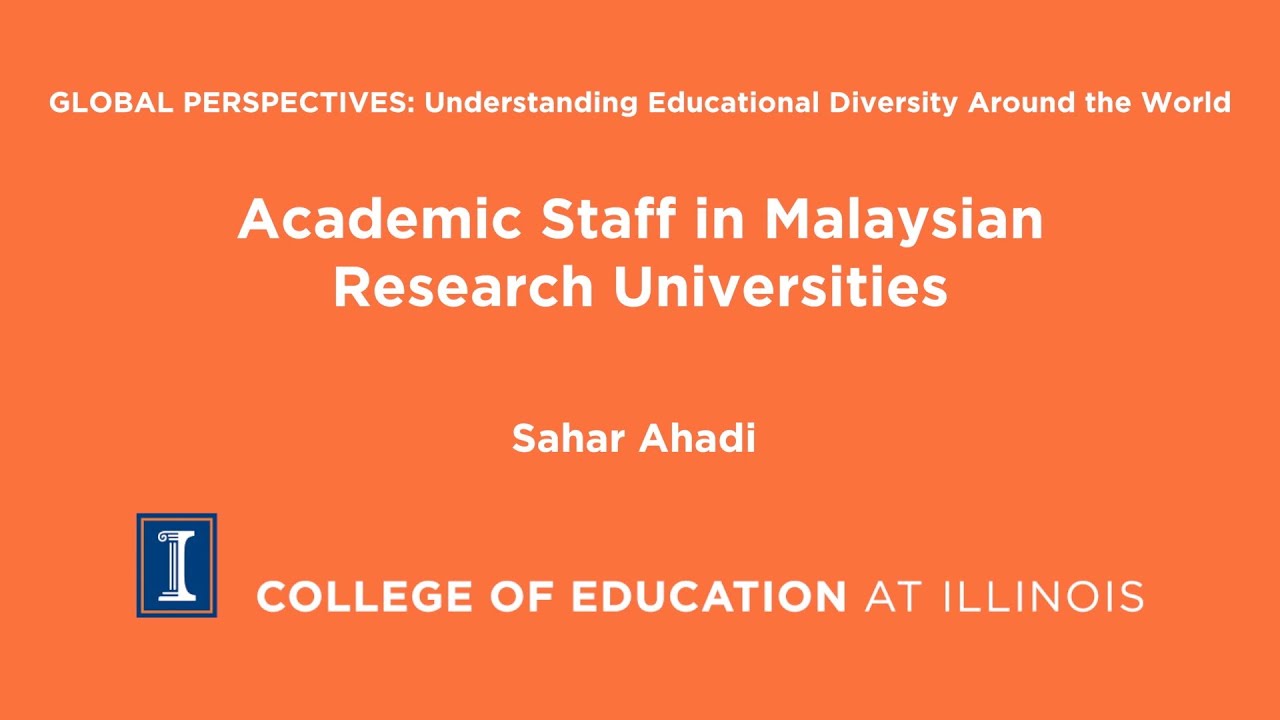 Academic Staff in Malaysian Research Universities