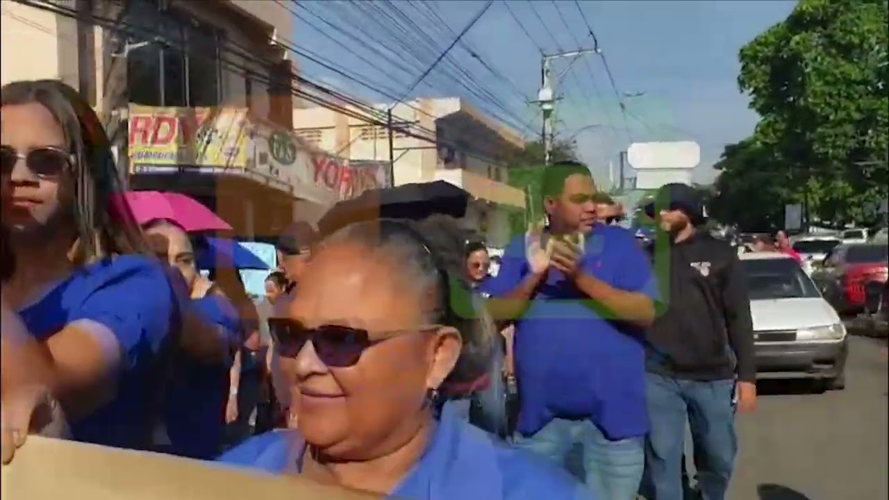 La ADP protesta en Licey al Medio, Santiago