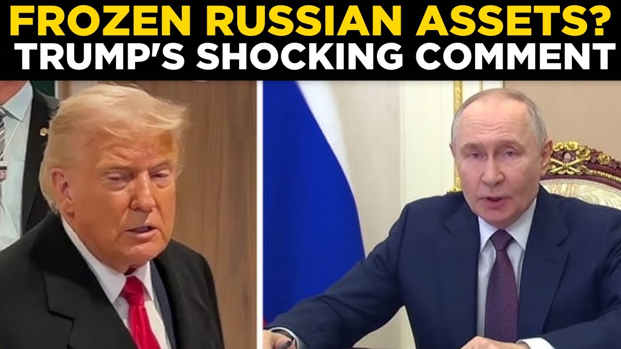 LIVE | Trump Calls Putin’s Frozen Asset Idea ‘Very Interesting’ | Frozen Russian Assets Proposal?