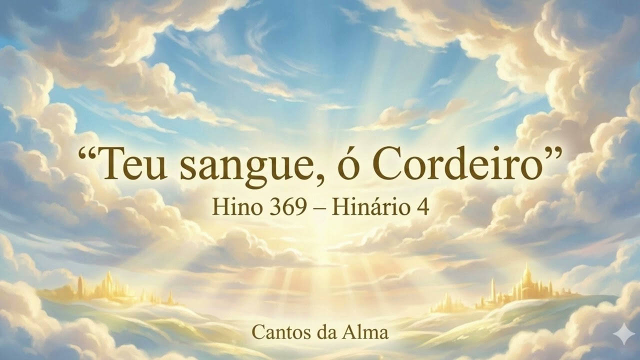 Hino 369 - Teu sangue, ó Cordeiro (Hinário 4 CCB)