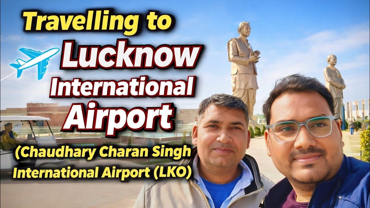 Gorakhpur to Lucknow Journey ✈️ | Prerna Sthal Visit | First Time at LKO Airport | Indian Logs