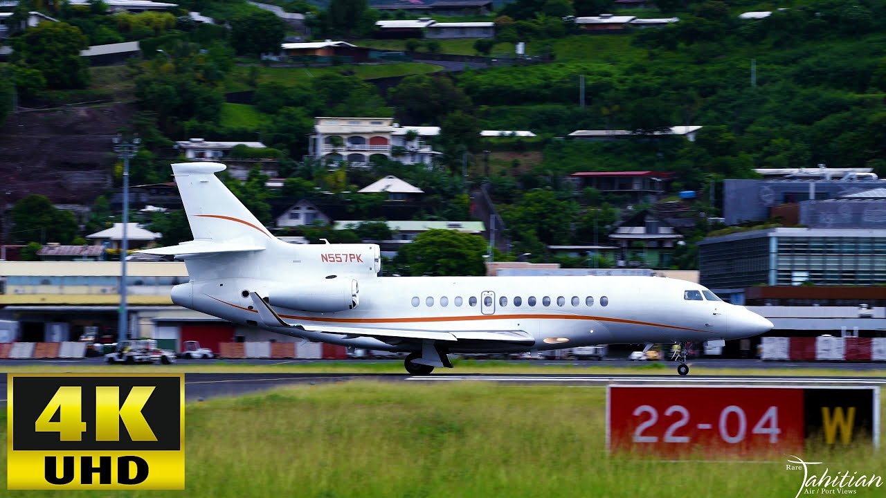 December 25, 2020 : Falcon 7 x reg N557PK was seen departing from Tahiti Int'l