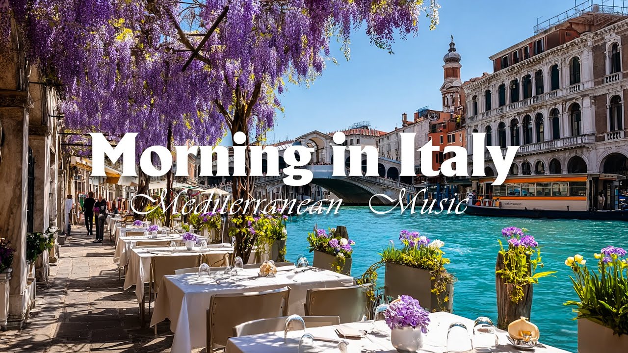 Morning Coffee in Italy 🌞 Dreamy Coastal Views & Chill Mediterranean Music for a Peaceful Day 💖