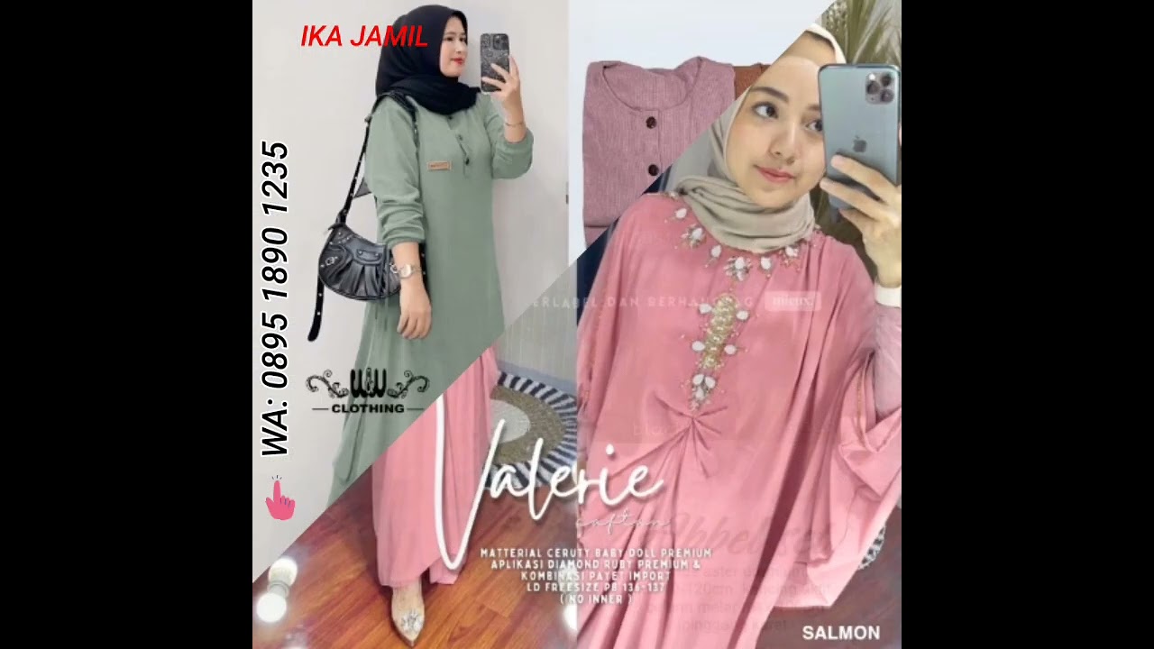 Baju gamis terbaru 2025 | Model baju gamis muslimah 2026 cantik mewah dipakai | Part 8