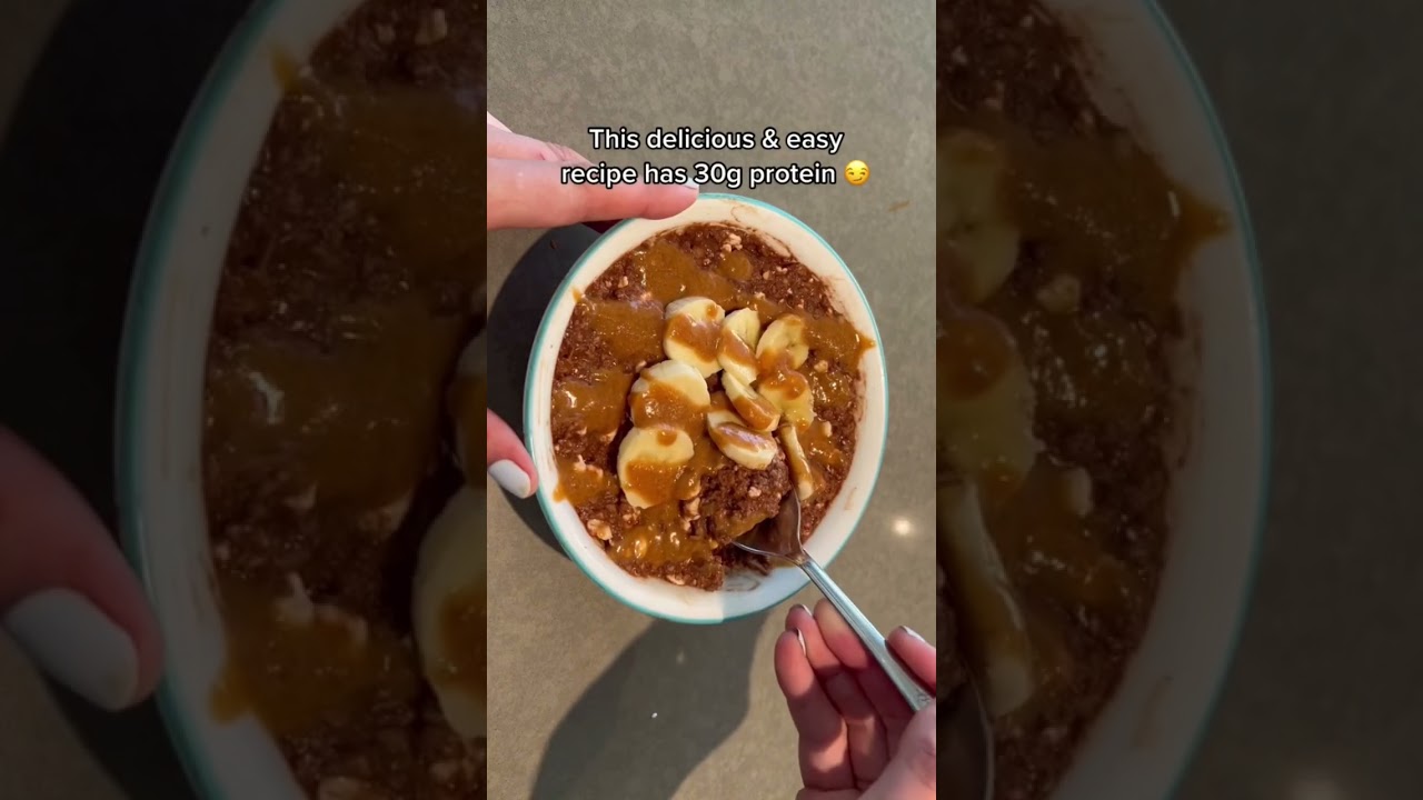 Protein oats without protein powder (30g!)