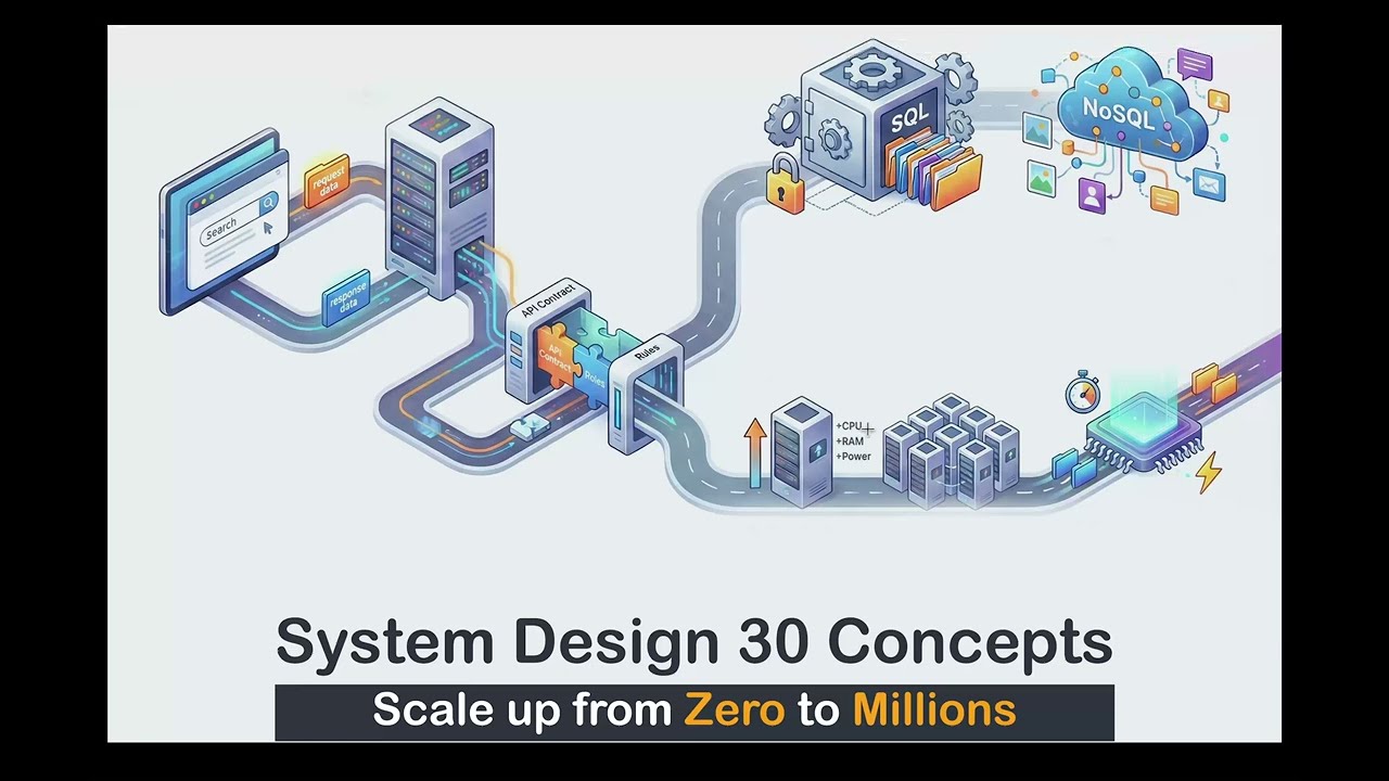 Learn 30 Concepts in System Design