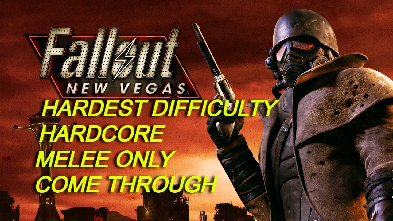 Fallout New vegas hardest difficulty melee only????    #livestream