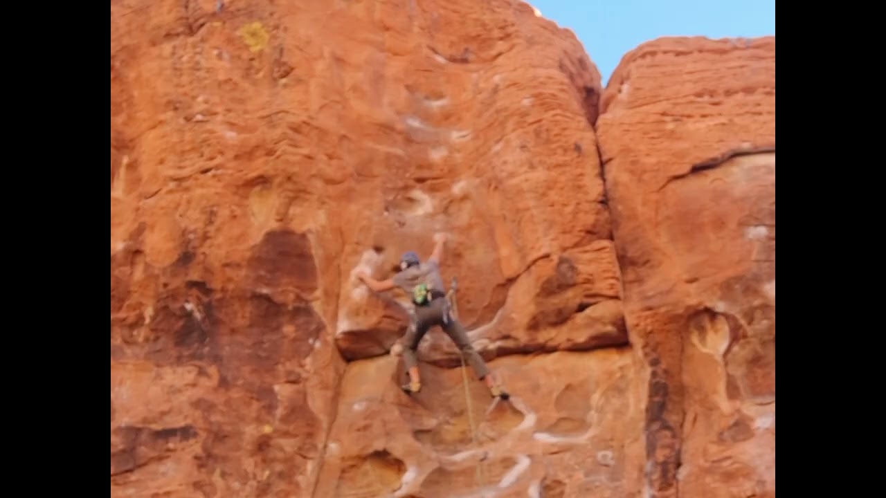 Under the Boardwalk 5.11a lead climb
