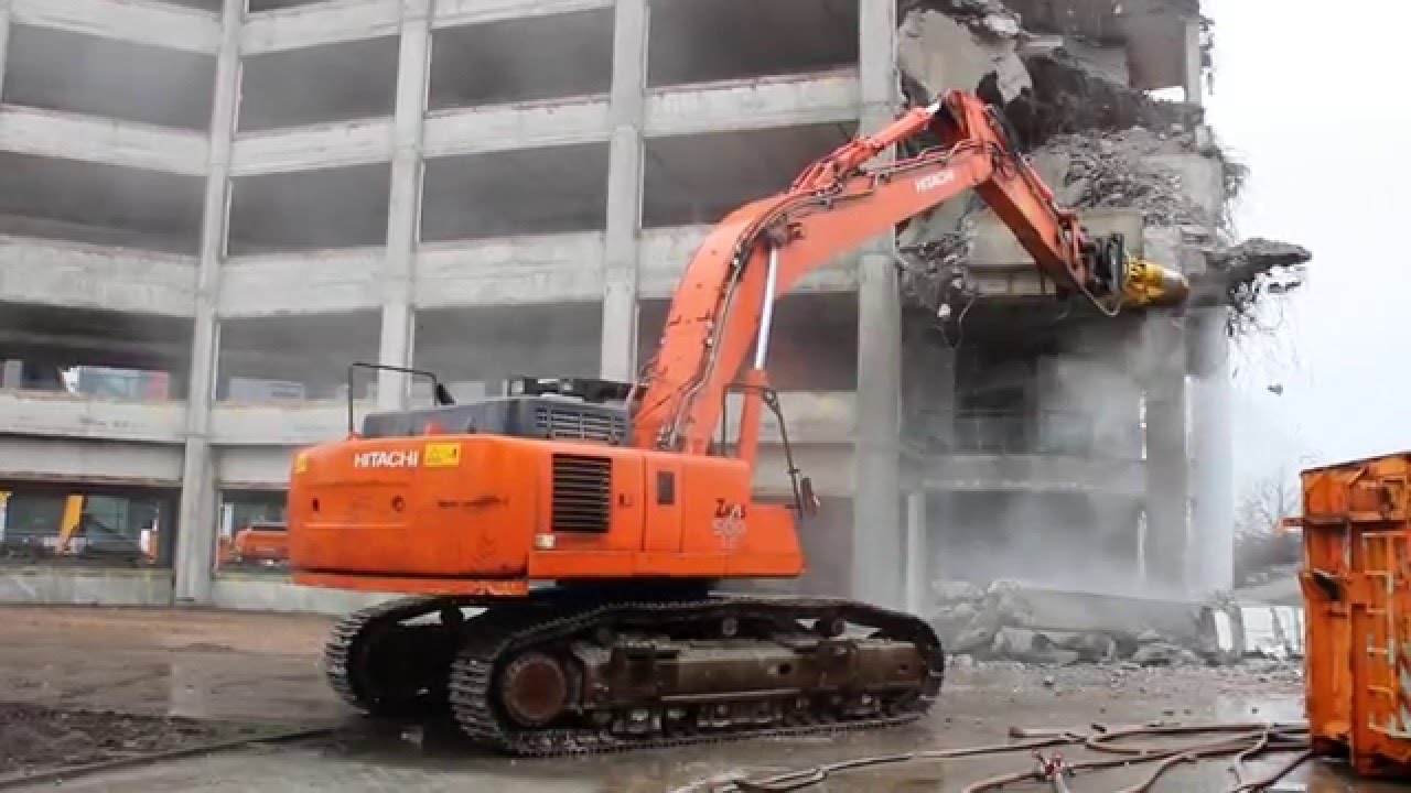 Bonhard-Abbruch Hitachi ZX500 LC mit  Atlas Copco CC 4700
